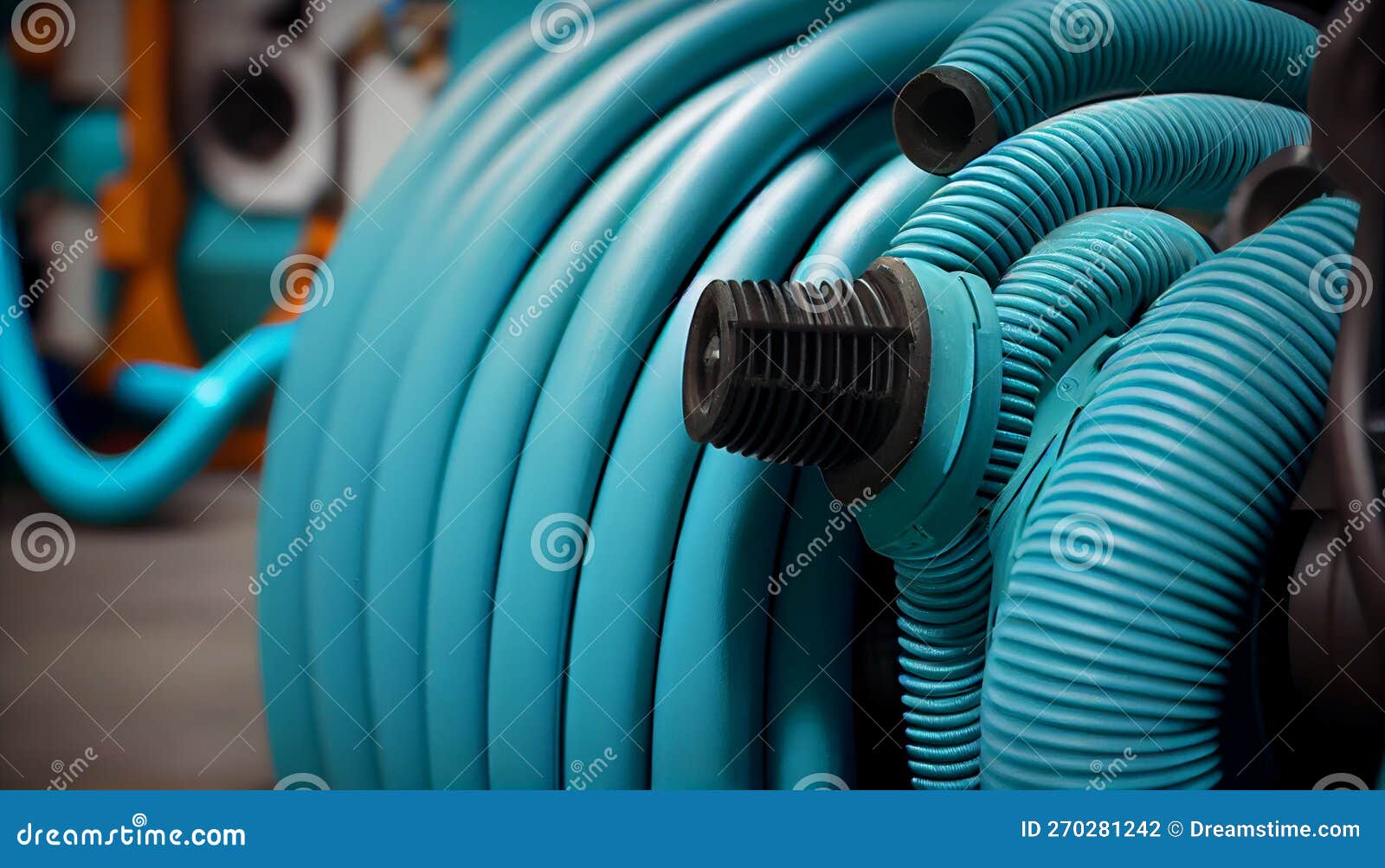 Industrial Flexible Pipes for Drainage in Construction Stock