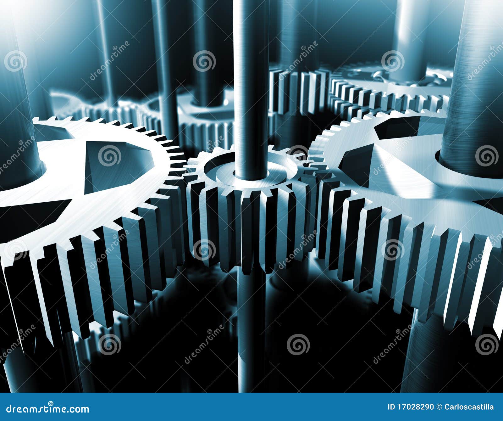 Industrial Gear Stock Photo - Image: 17028290