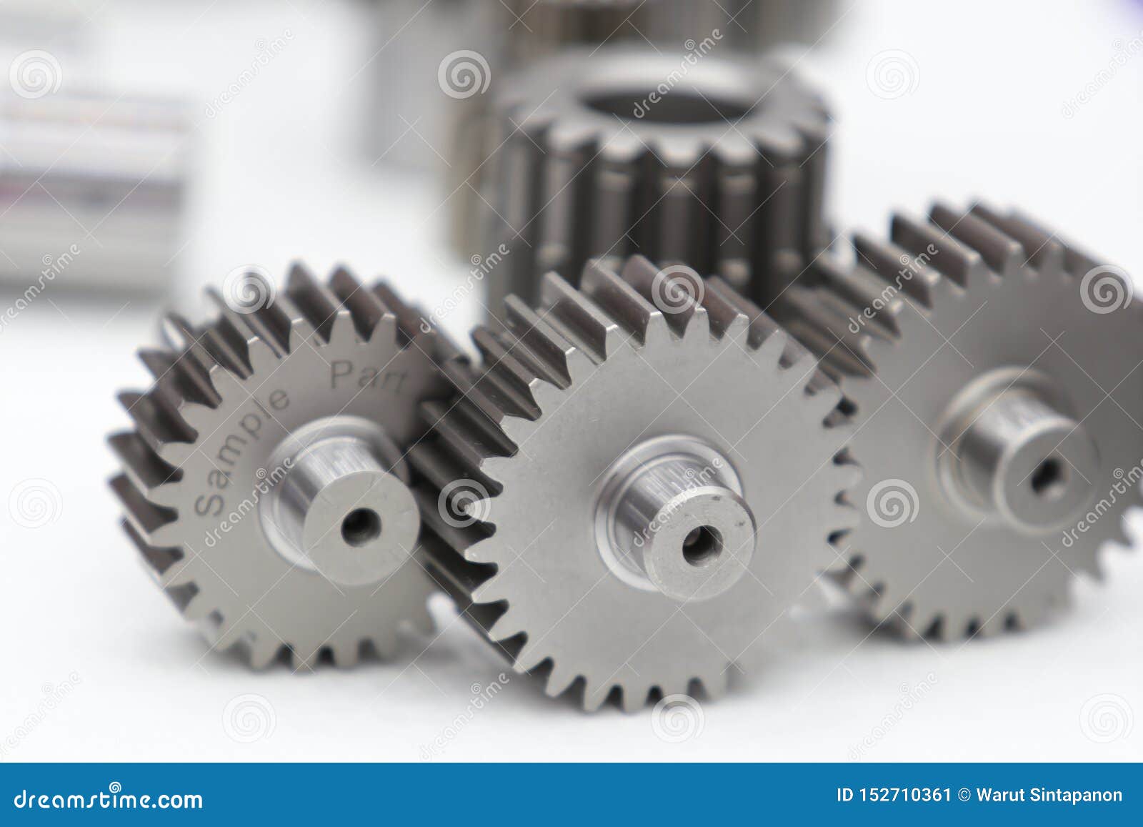 Industrial Gear Spare Parts For Heavy Machine Stock Image Image Of