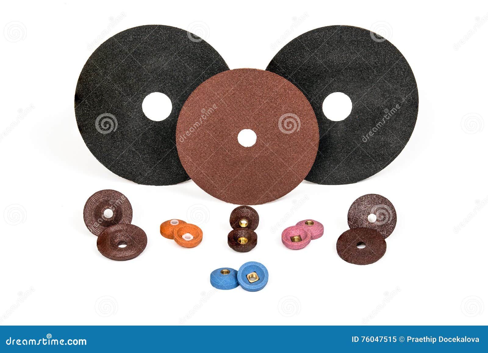 Industrial Grinding and Polishing Wheels Stock Image Image of surface, stone 76047515