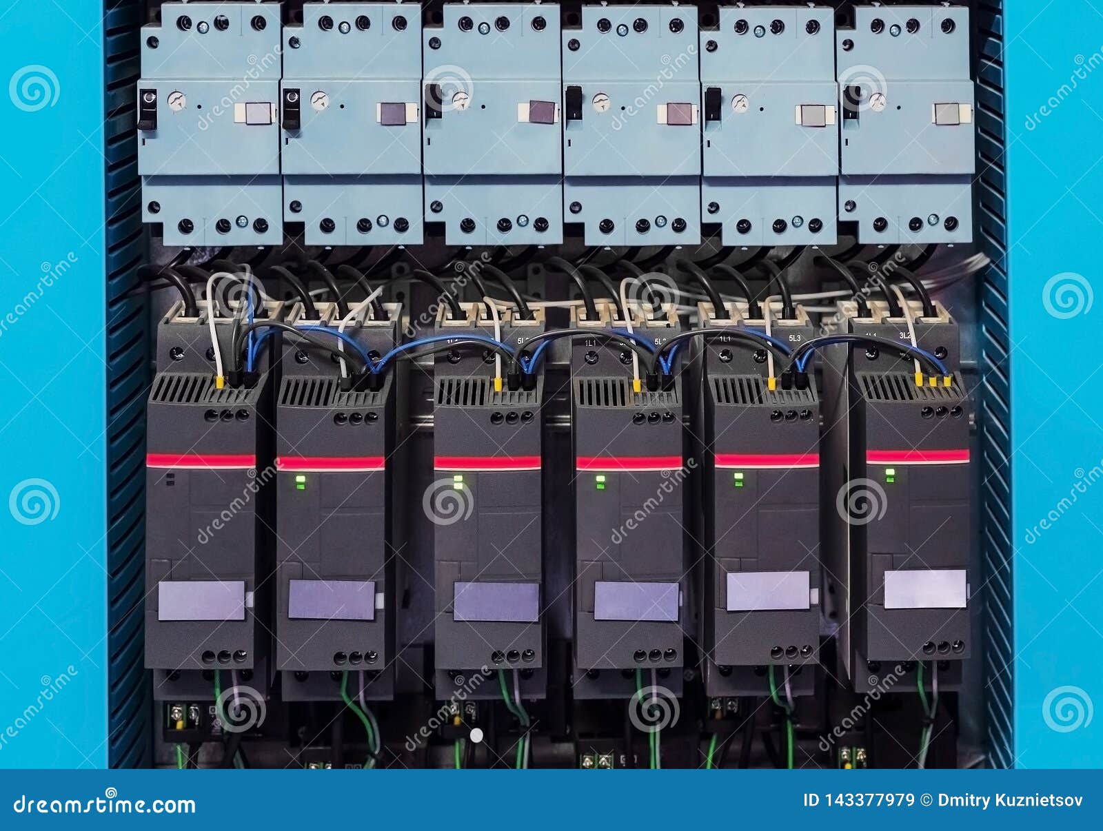 Industrial Hvac Control Cubicle with a Lot of Electrical Equipment Stock Image Image of energy