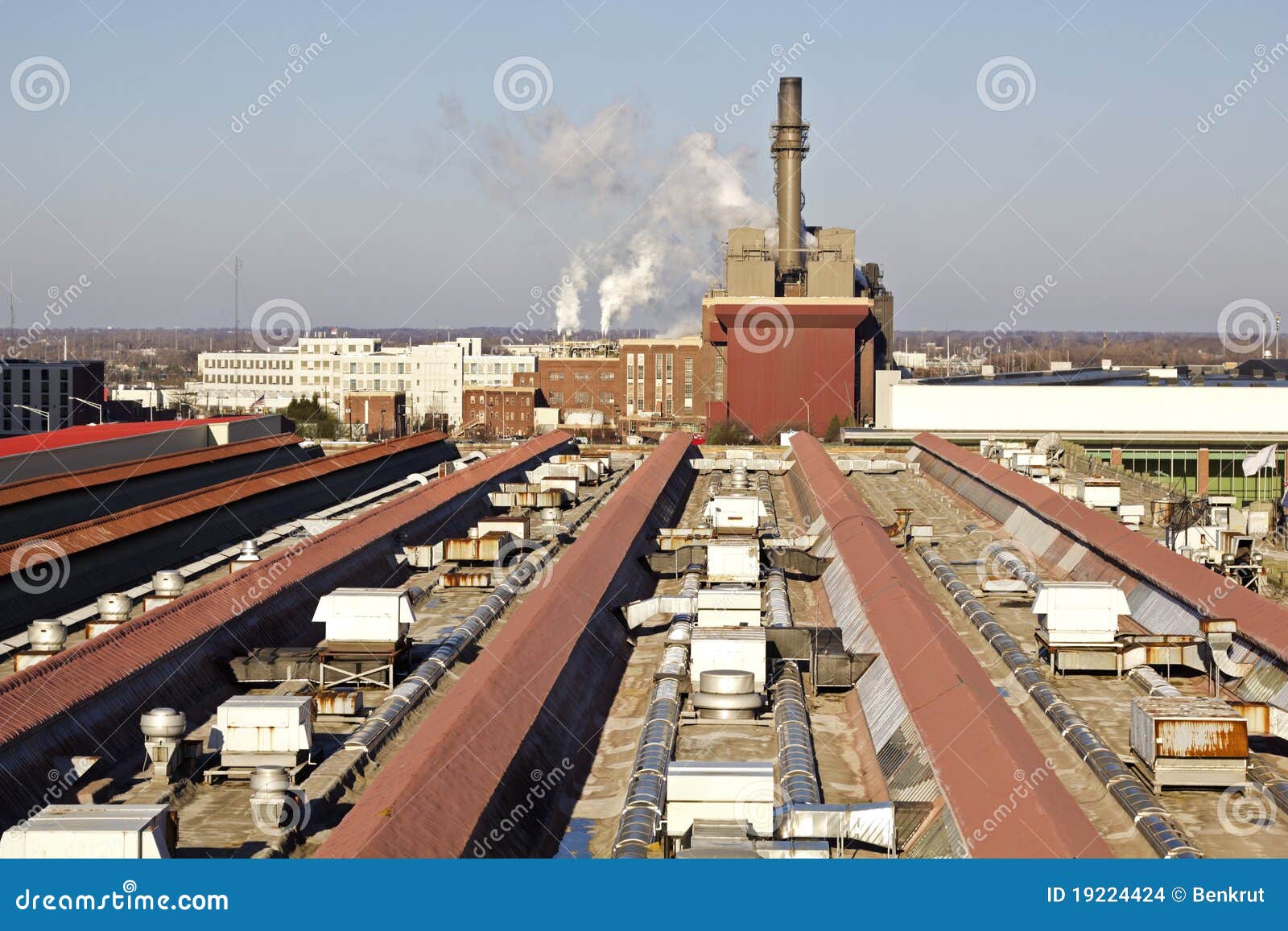 Industrial Indianapolis stock photo. Image of factory 19224424