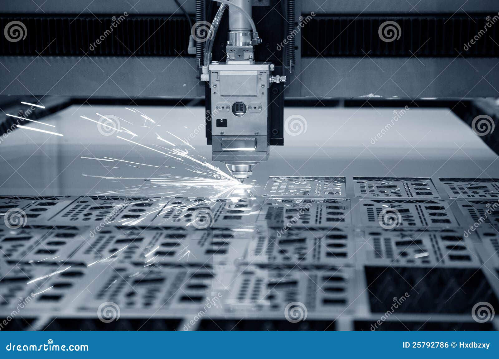 Industrial laser stock photo. Image of industry, closeup 25792786