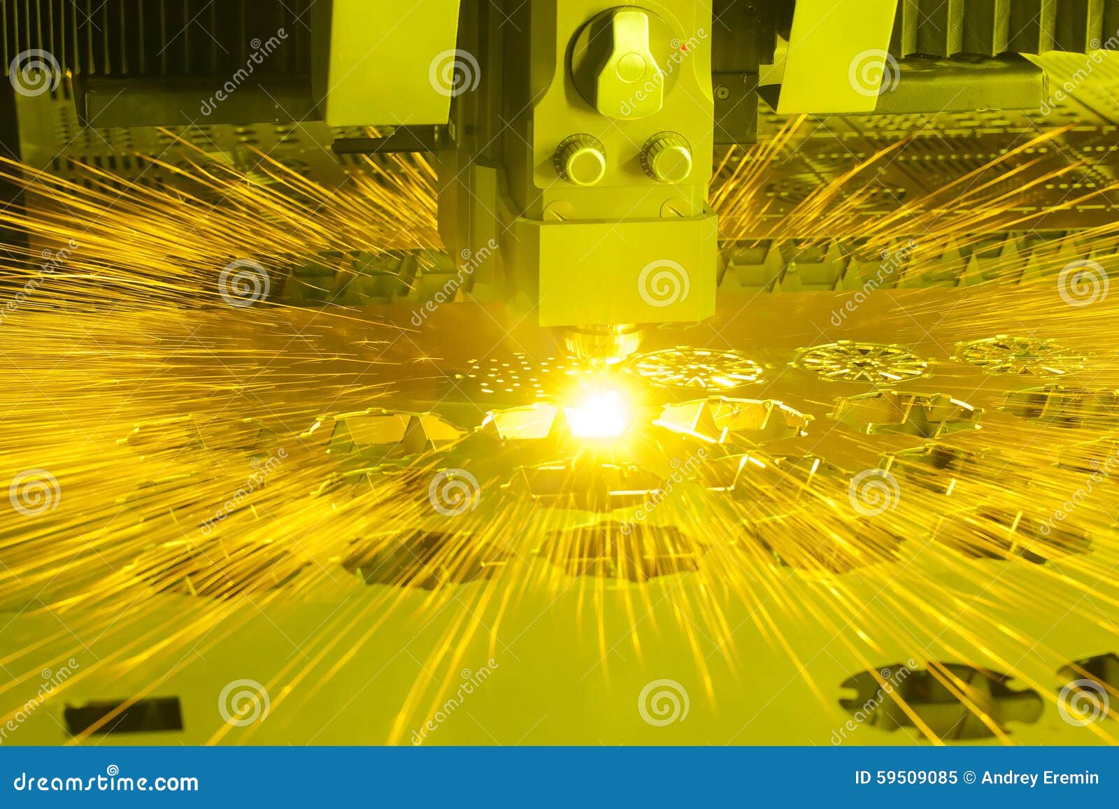 Industrial Laser Cutting Machine Stock Image Image of laser, industry
