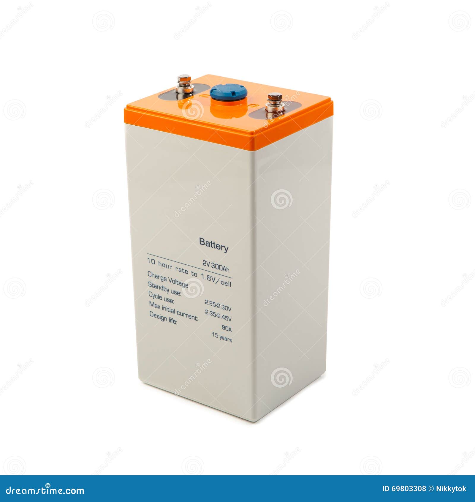 Industrial Lead Acid Battery on White Stock Photo Image of technology