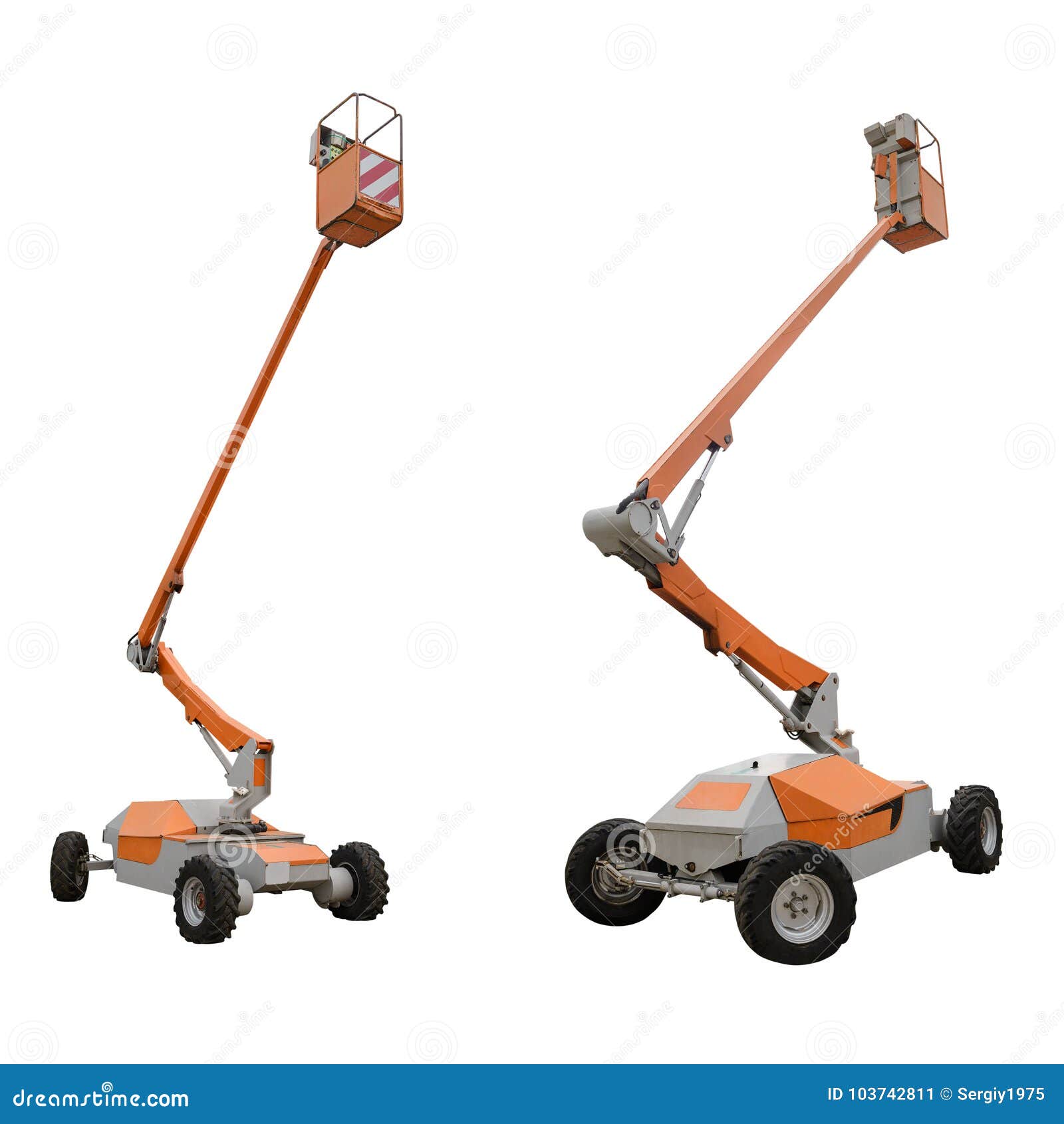 Industrial Lifter Isolated on White Background Stock Image Image of load, lift 103742811