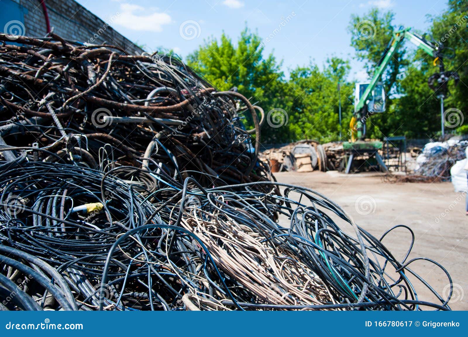Industrial Line for Recycling of Old Household Appliances, Electronics