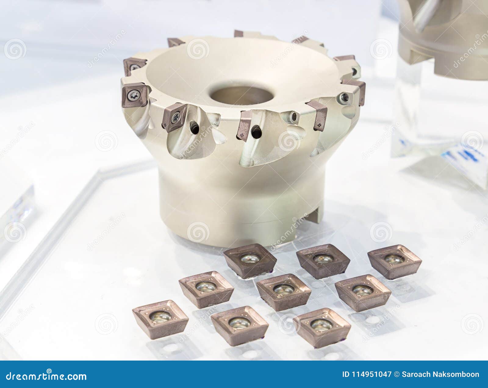 Industrial Milling Metal Cutting Tool with Carbide Cutter Insert Stock