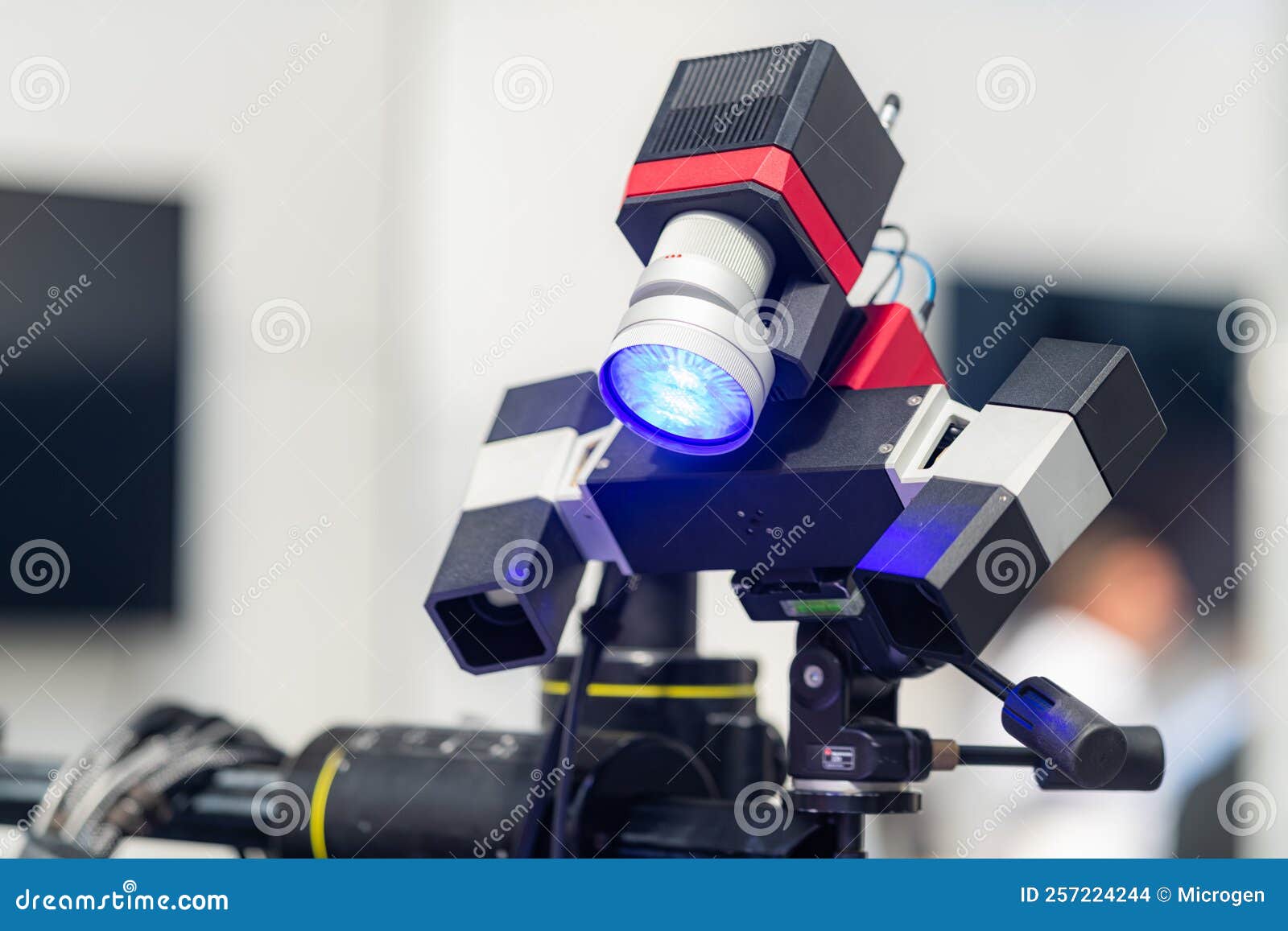 Industrial Optical 3D Scanner Stock Photo Image of production