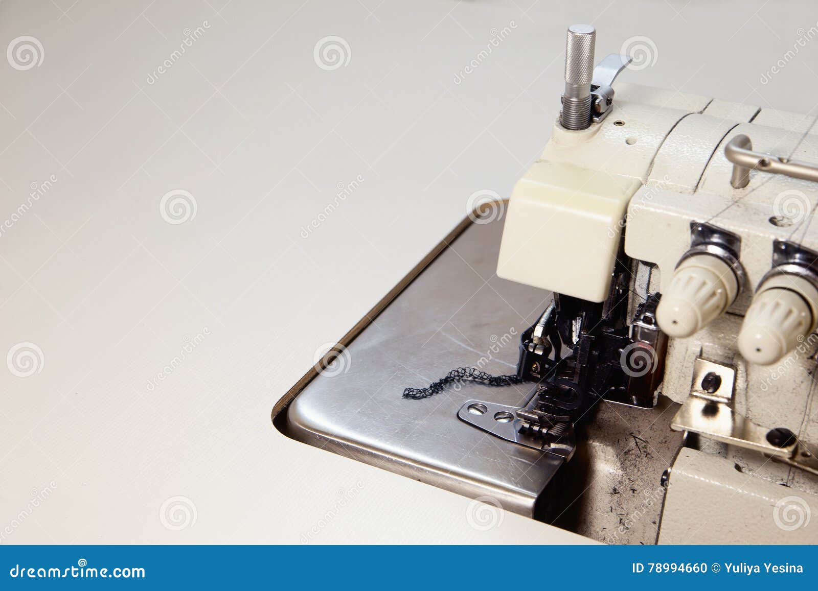 Industrial Overlocker Sewing Machine Stock Photo Image of factory, dressmaker 78994660
