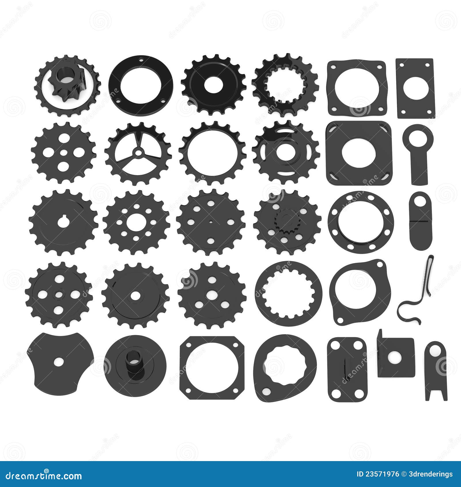 Industrial parts stock illustration. Illustration of graphics 23571976