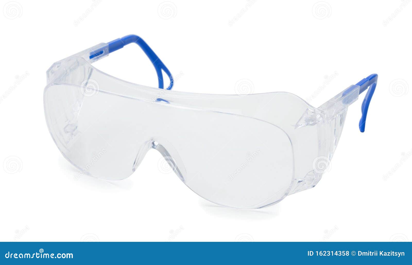 Industrial Plastic Glasses Isolated on White Stock Photo Image of