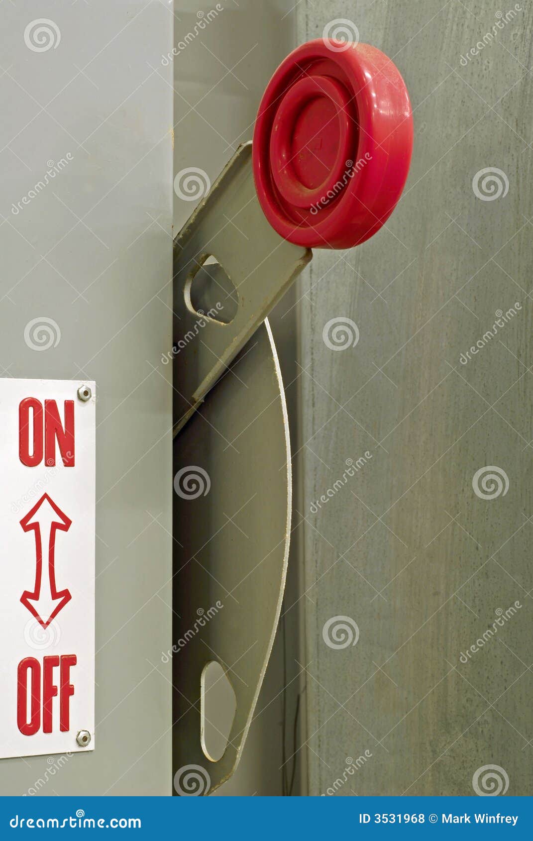 Industrial Power Switch stock photo. Image of device, work 3531968