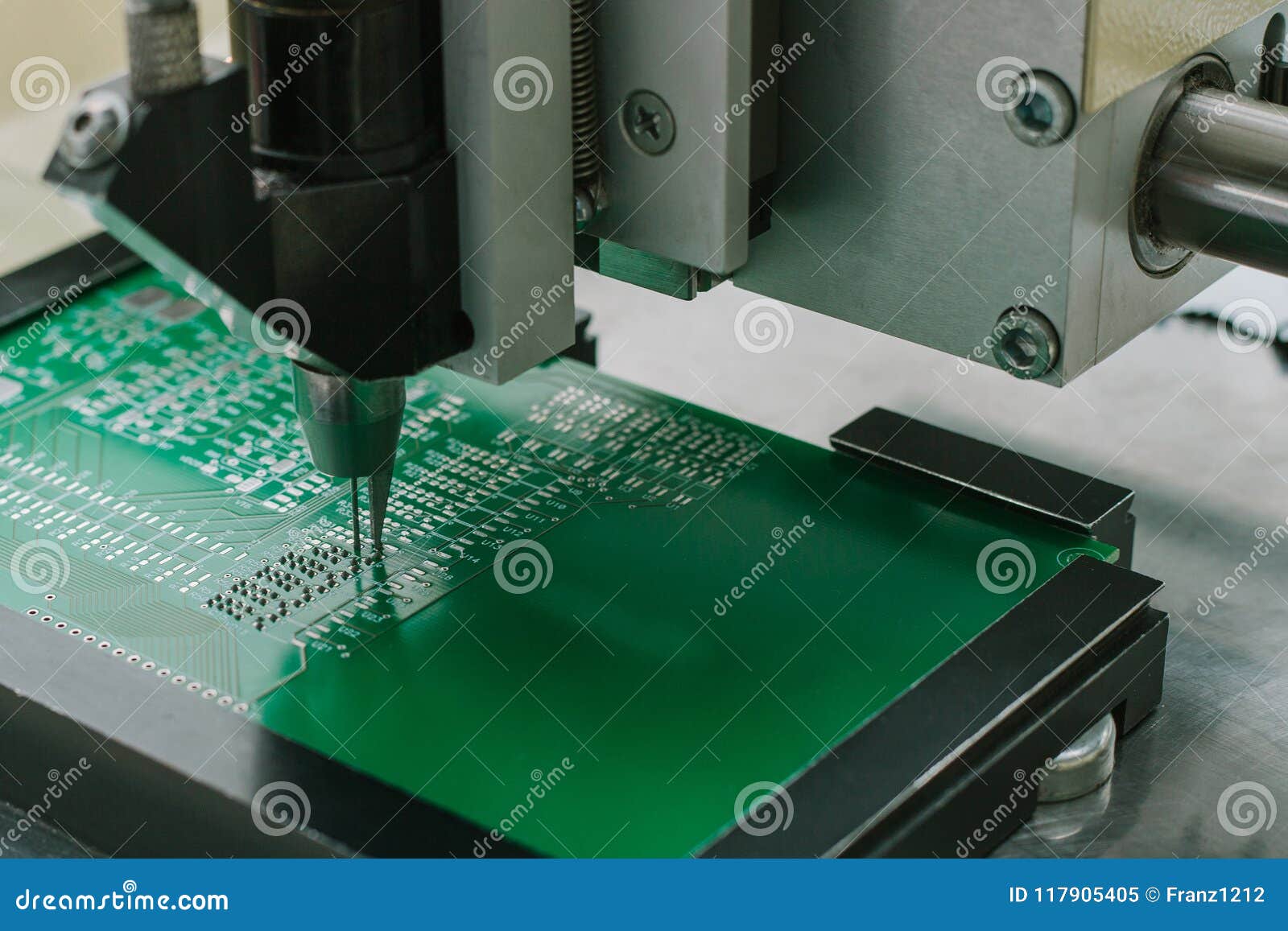 industrial production of circuit microcircuits. manufacture of computer components and boards