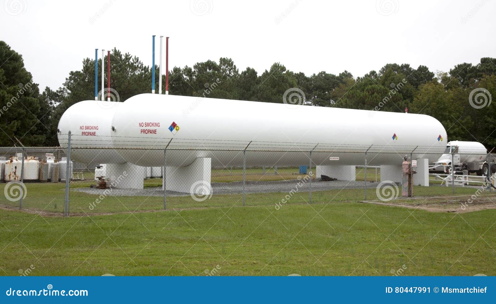 Industrial Propane Tanks stock image. Image of fuel, propane 80447991