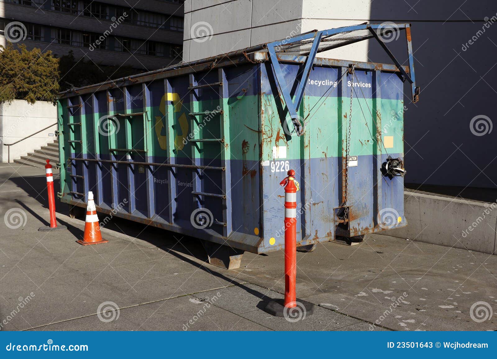 Industrial Recycling Services Stock Image Image of safety, metal