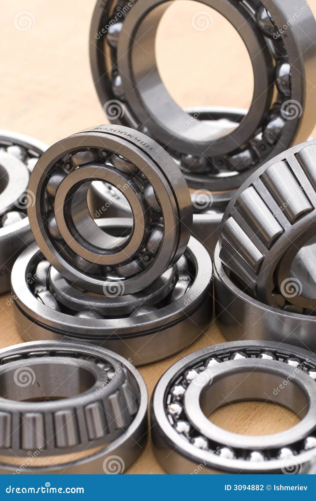 Industrial roller bearings stock photo. Image of mechanism 3094882