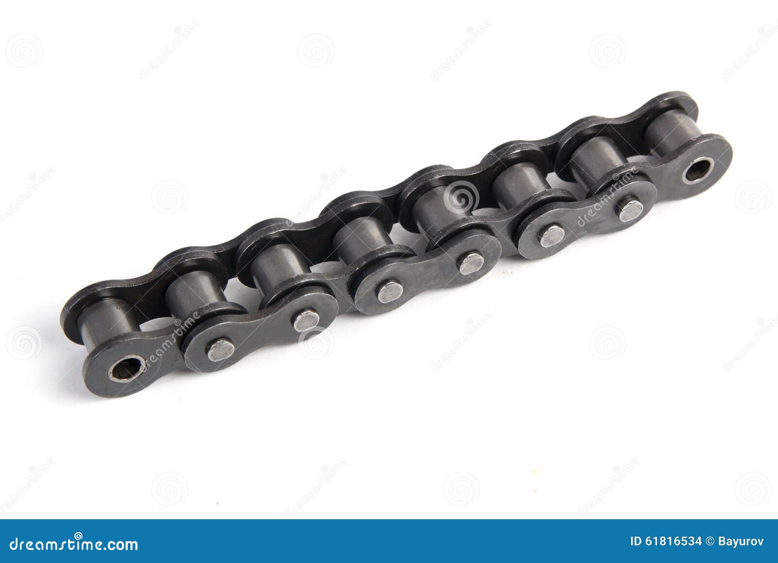 Industrial roller chain stock photo. Image of chain, close 61816534