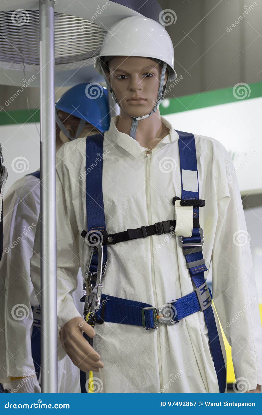Industrial safety harness stock image. Image of frame 97492867
