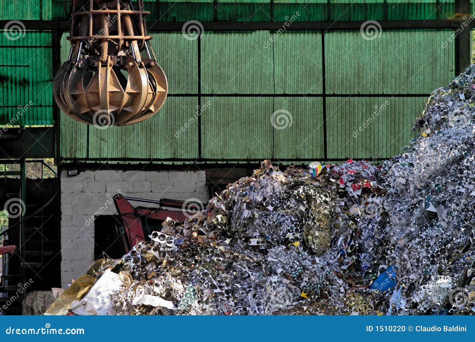 Industrial scrap stock photo. Image of reclaim, demolish 1510220