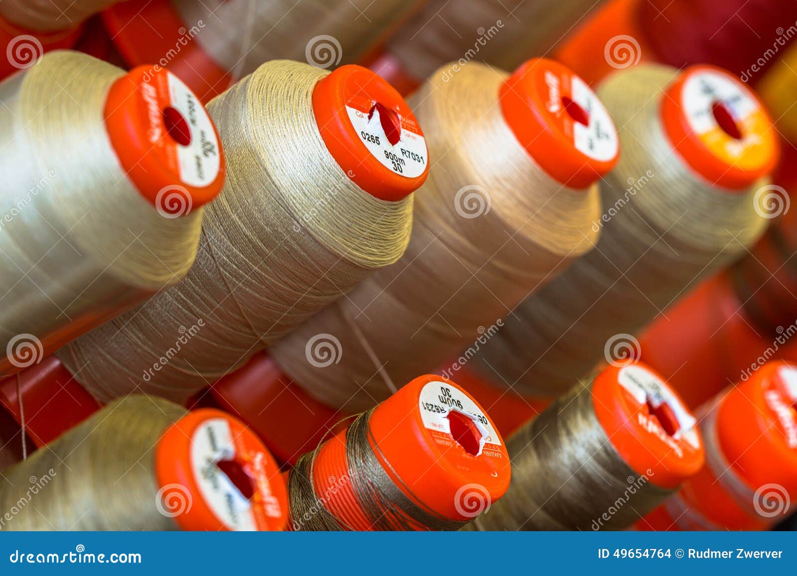 Industrial Sewing thread stock photo. Image of material 49654764