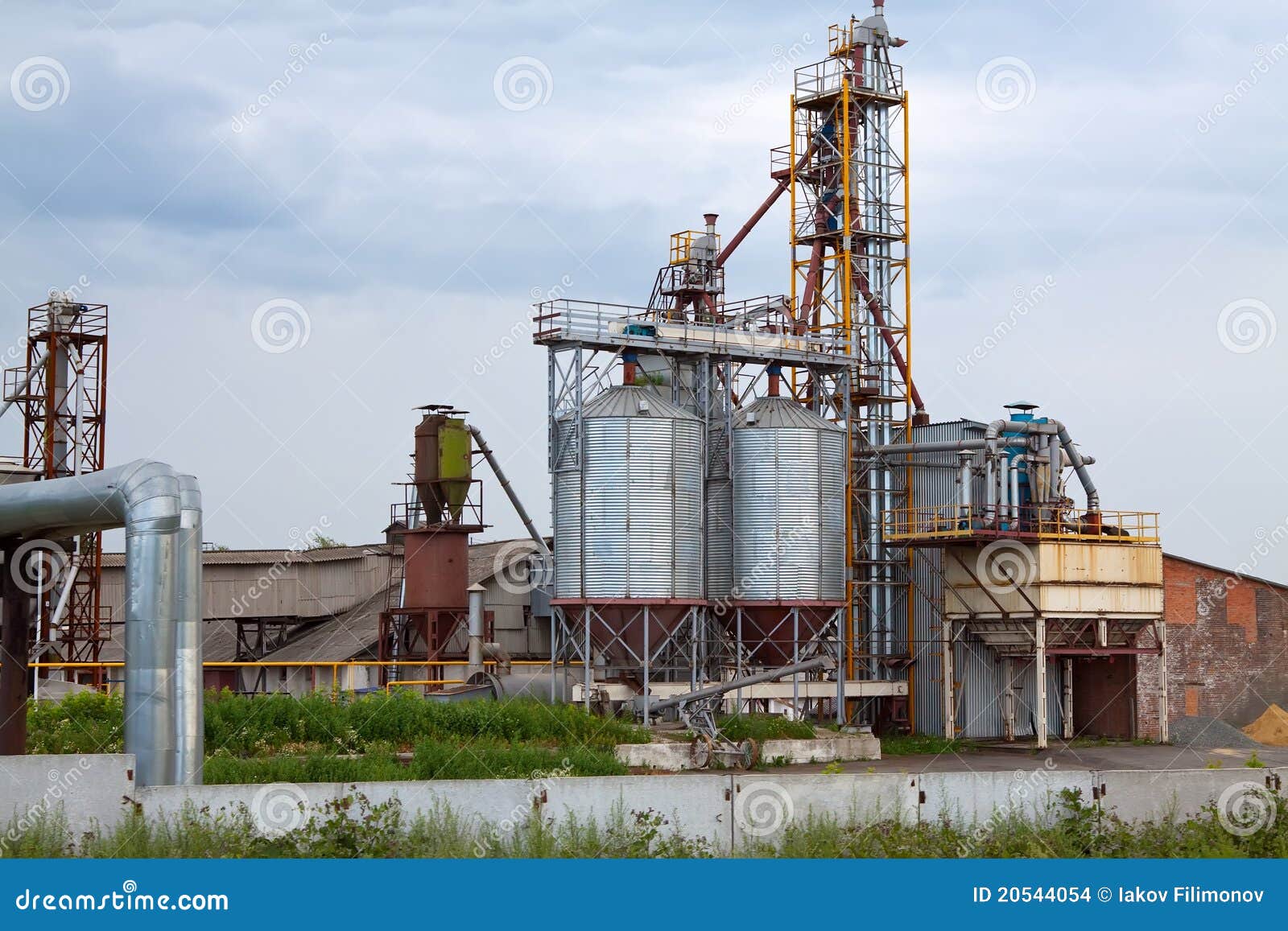 Industrial site stock photo. Image of block, outdoors 20544054