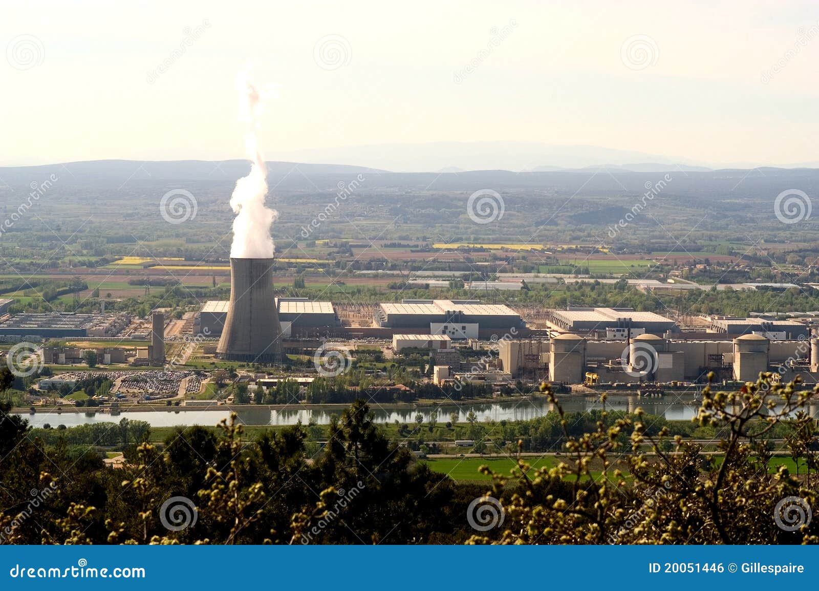 Industrial Site in Nuclear Power Stock Photo Image of reactor