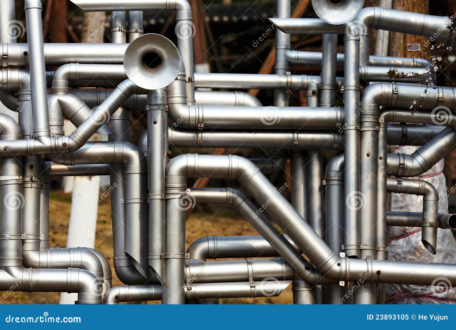 Industrial Stainless Steel Pipe Work Stock Image Image Industrial Stainless Steel Pipe Work Stock Image Image