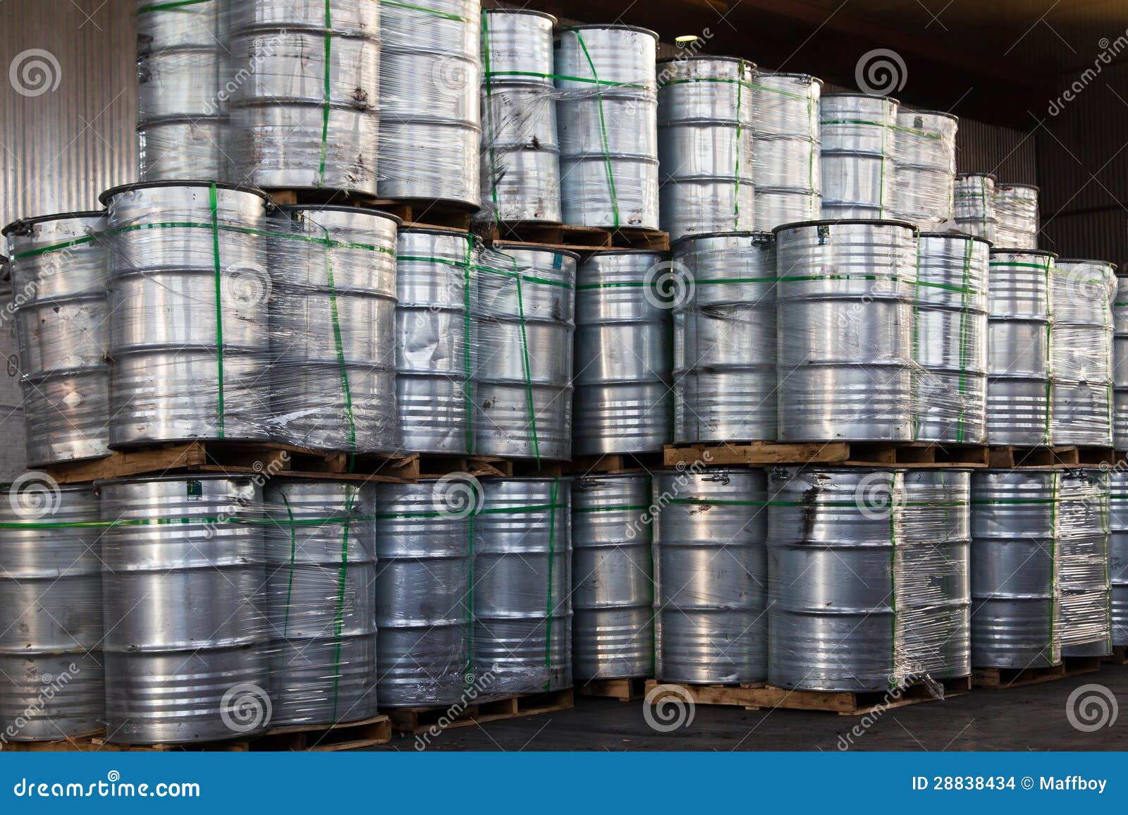 Industrial Steel Drums stock photo. Image of drums, iron 28838434