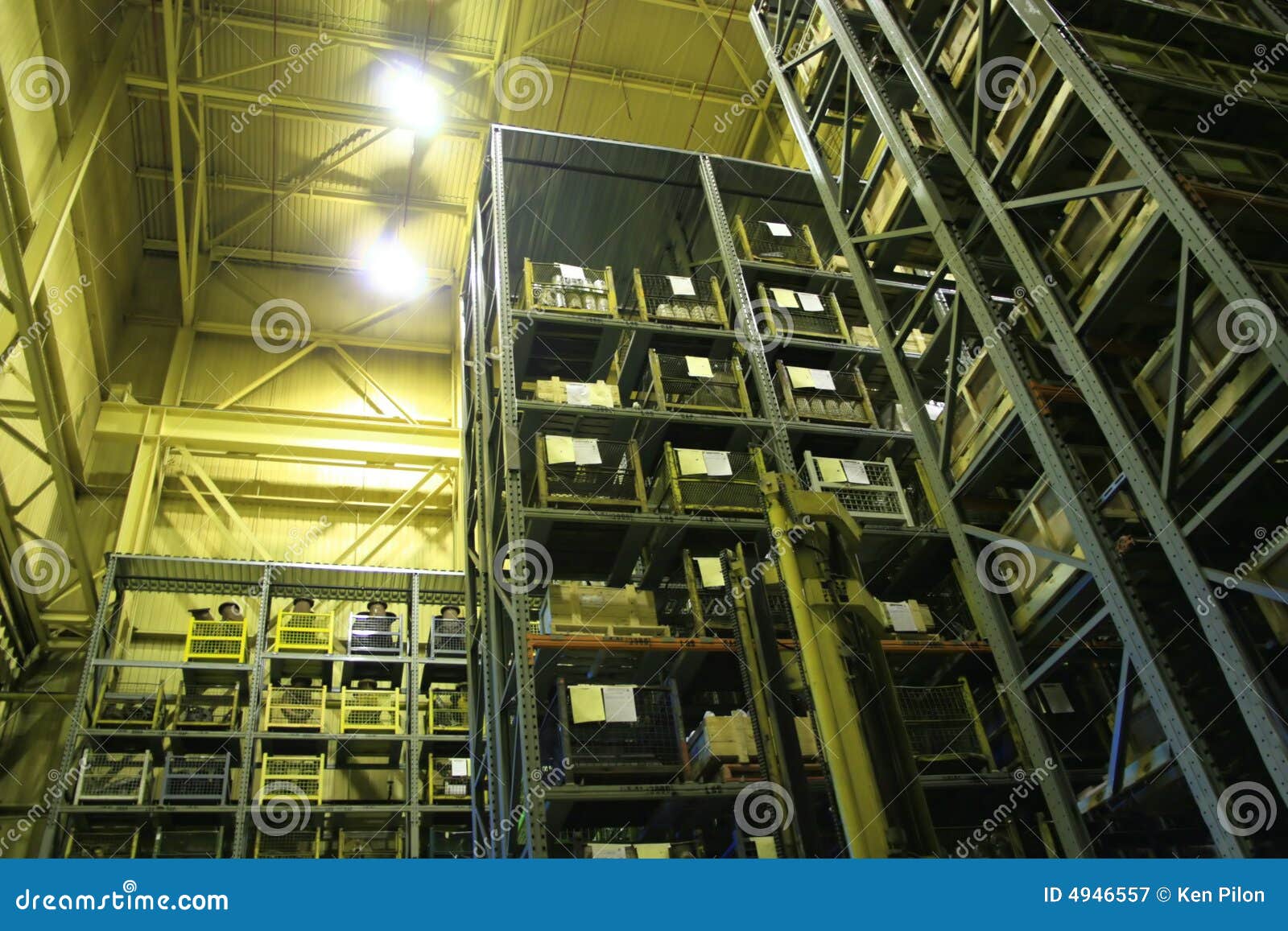 Industrial Storage Bay. stock image. Image of factory 4946557