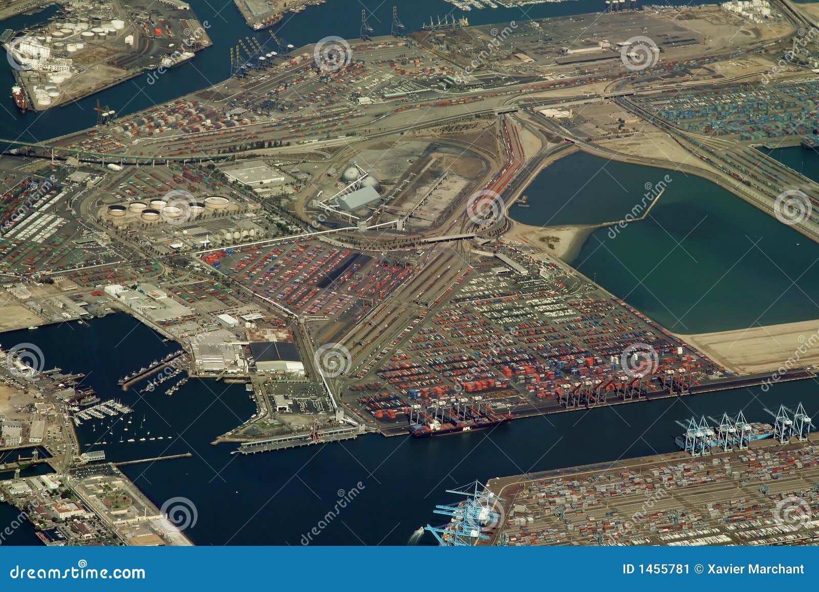 Industrial terminal stock image. Image of port, angeles 1455781