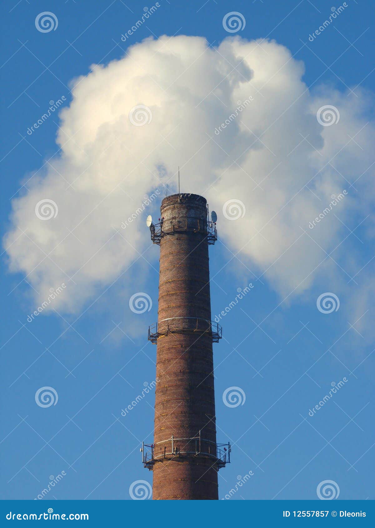 Industrial tube stock image. Image of exterior, brick 12557857