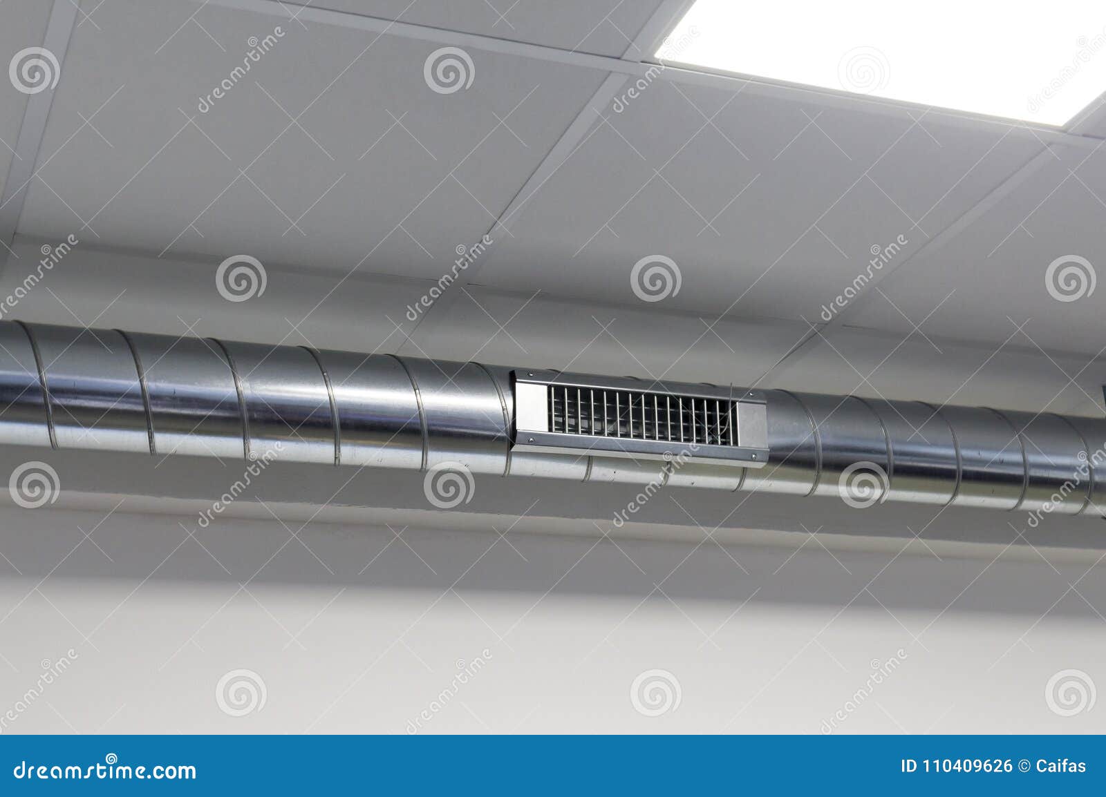 Vent and Air Ducts for Air Conditioning System Stock Photo Image of