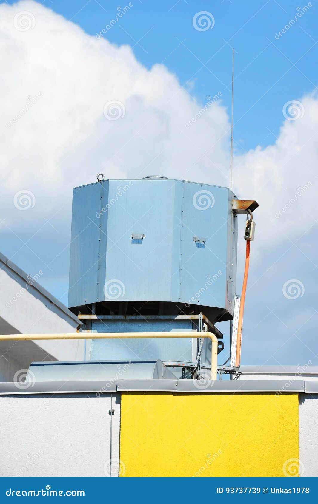 Industrial Ventilation System Stock Image Image of pipes, power 93737739