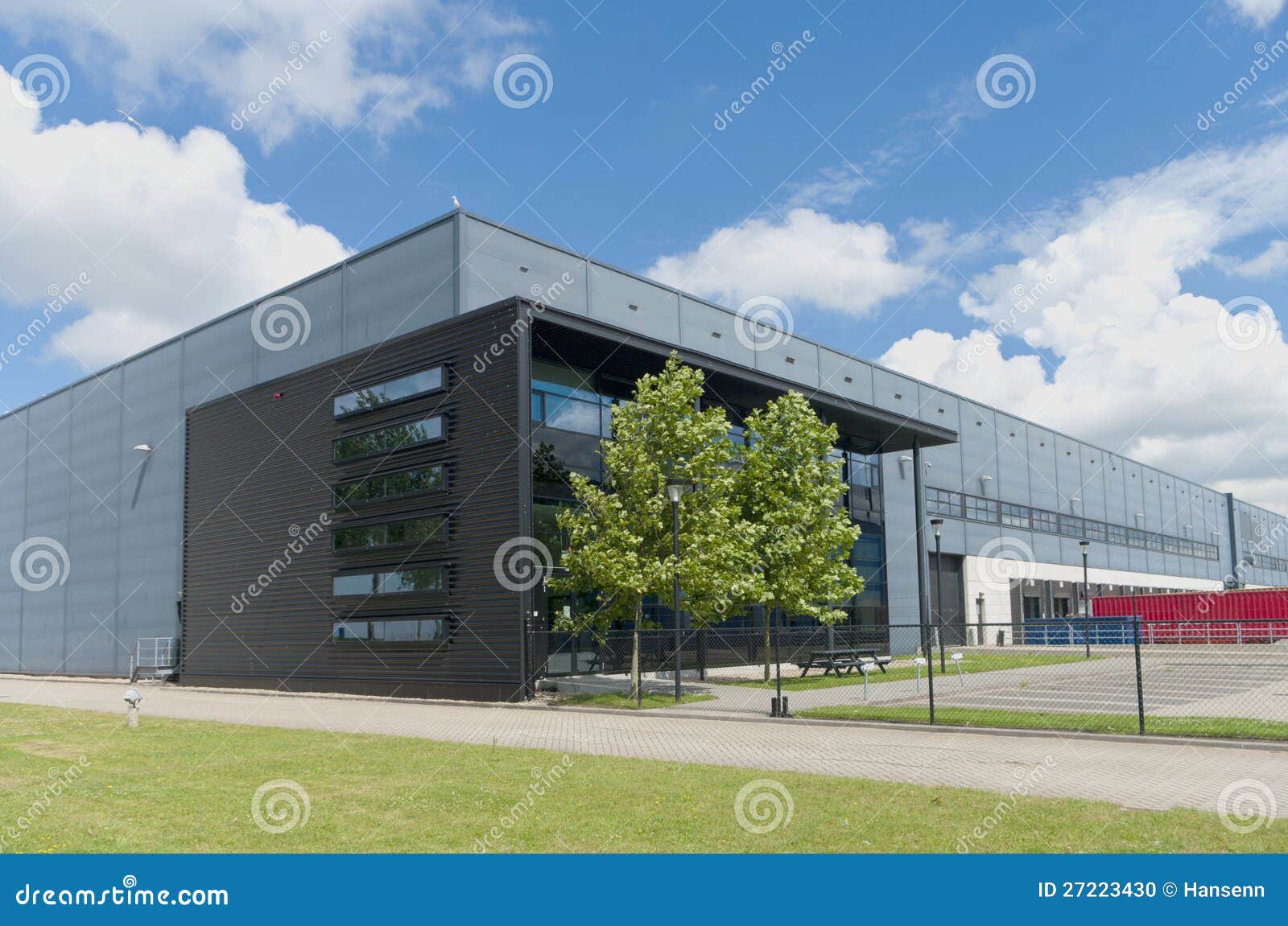 Industrial warehouse stock photo. Image of delivery, company 27223430
