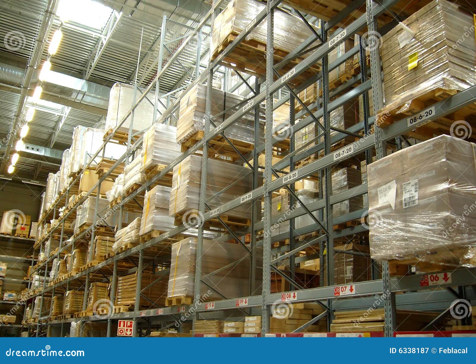 Industrial Warehouse stock image. Image of ship, lifting 6338187