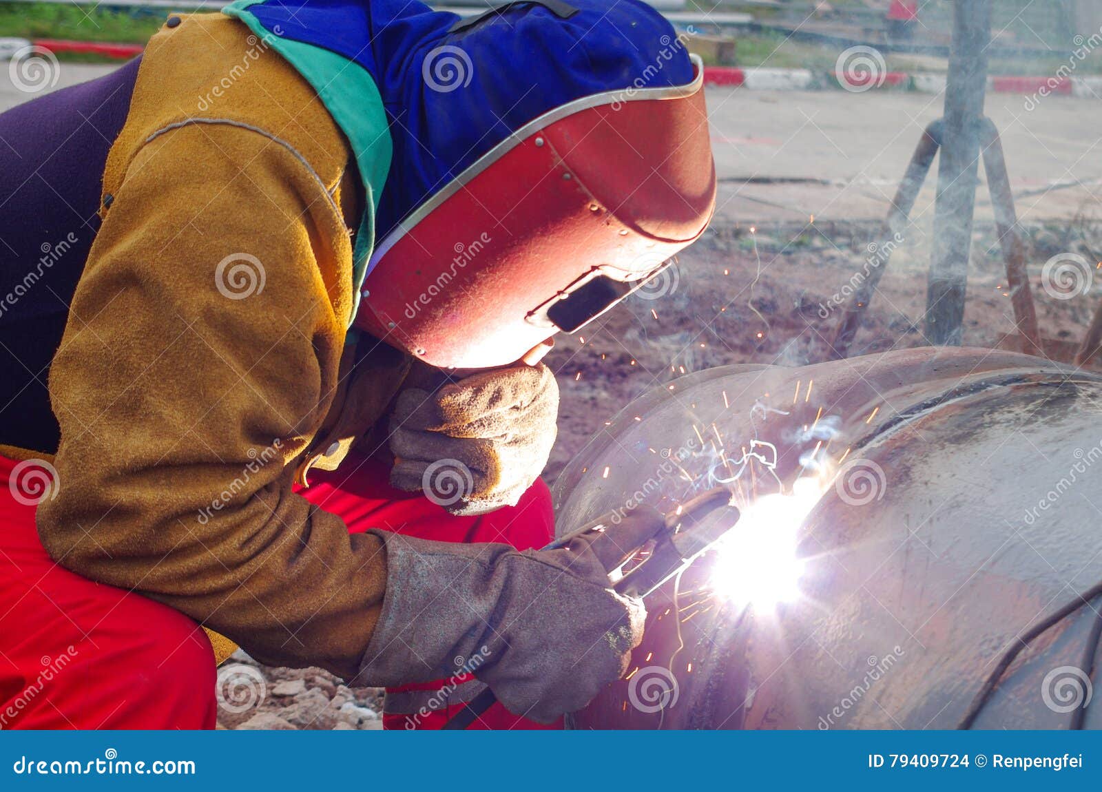 Industrial welding editorial stock image. Image of metalwork 79409724