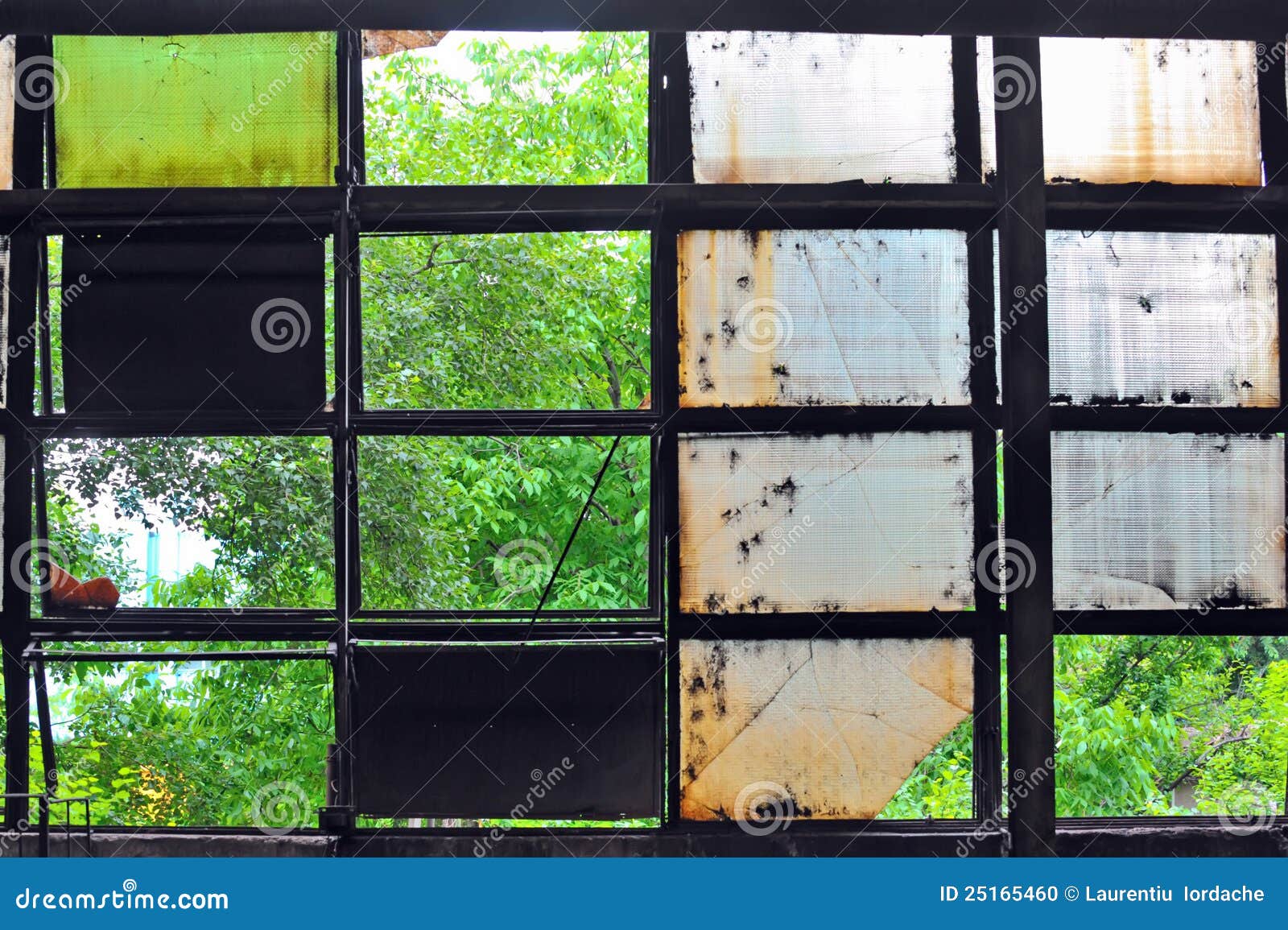Industrial windows stock photo. Image of architecture 25165460