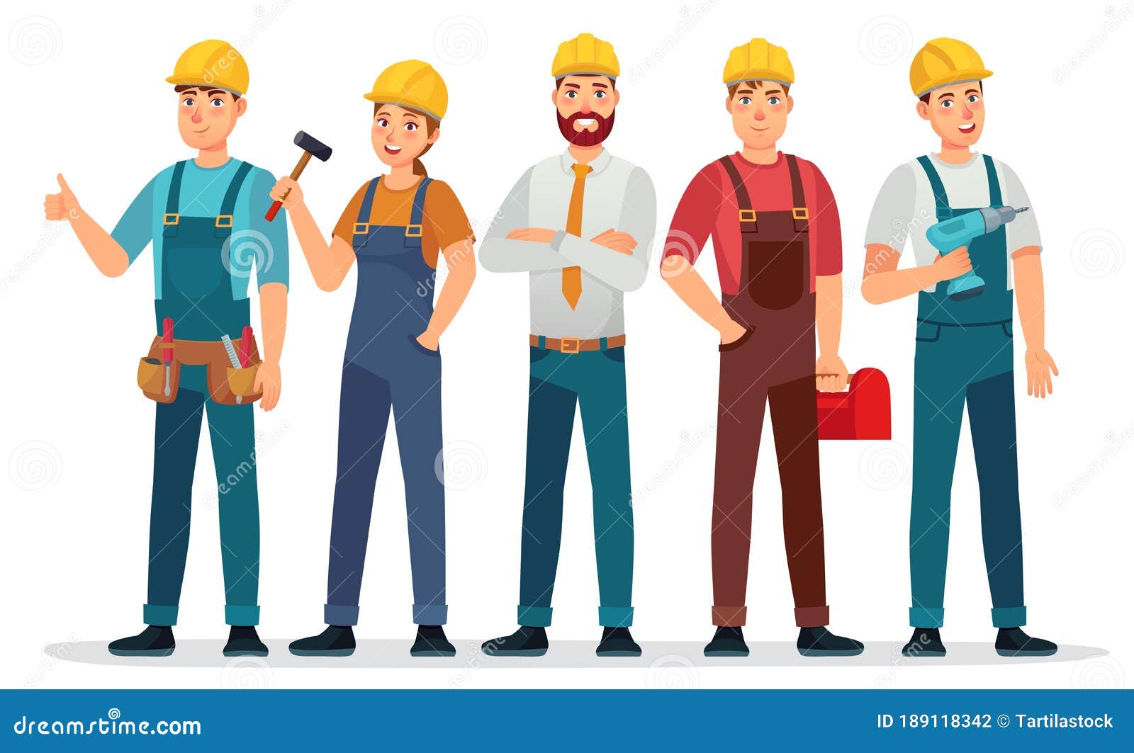 Industrial Workers. Professional Technician, Mechanical Engineer with