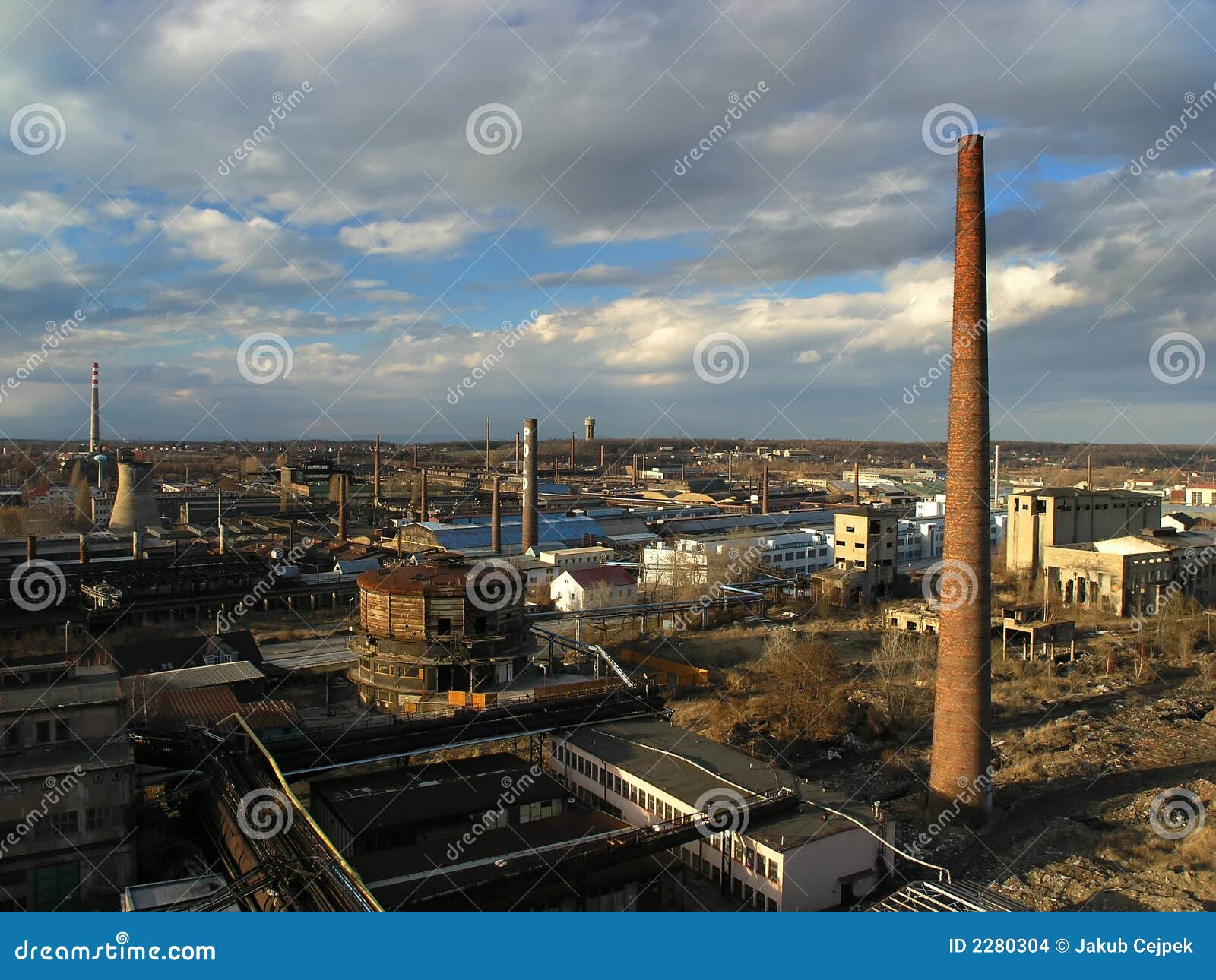 Industrial zone stock photo. Image of zone, factories 2280304