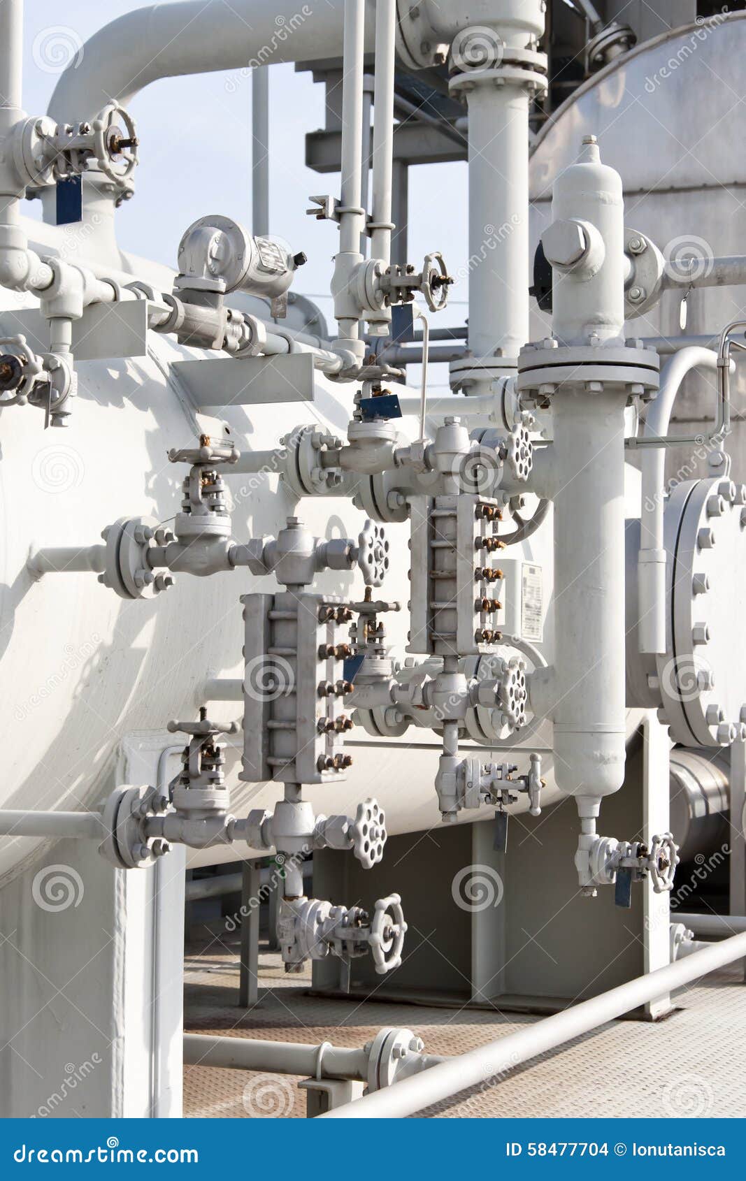 Industries of Oil Refining and Gas Stock Photo Image of resource