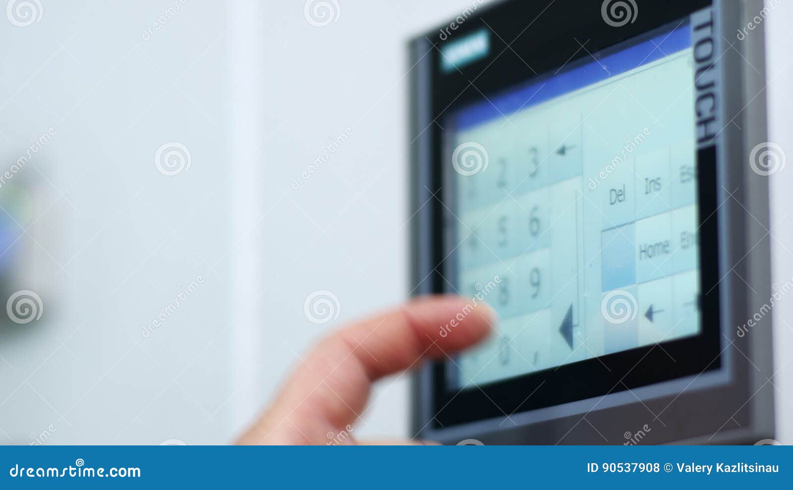 using a touch screen monitor factory