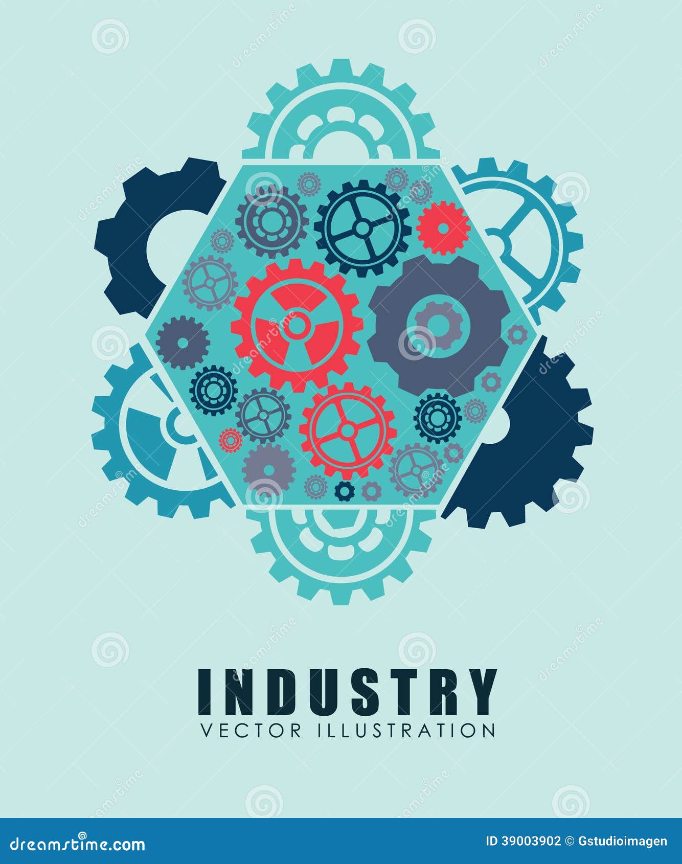 Industry design stock vector. Illustration of label, industrial 39003902
