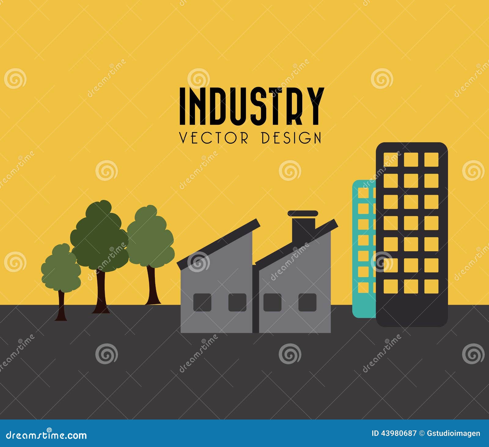 Industry design stock vector. Illustration of power, structure 43980687