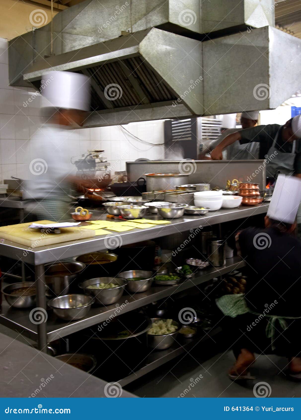 Industry Kitchen with Motion Blur Stock Photo Image of fast, diet 641364