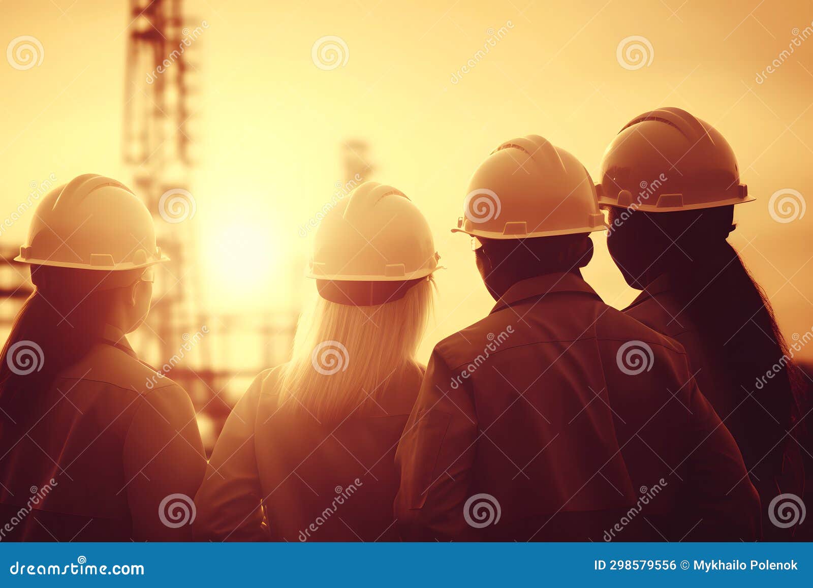 Industry Maintenance Engineer. Neural Network AI Generated Stock Photo