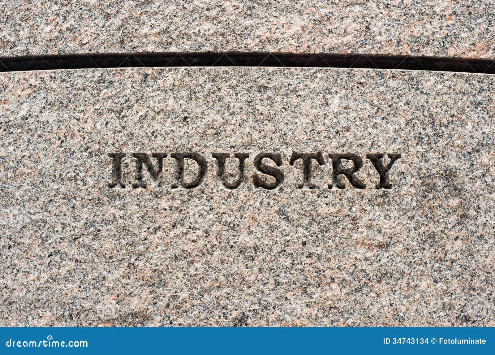 Industry sign stock photo. Image of business, city, banking 34743134