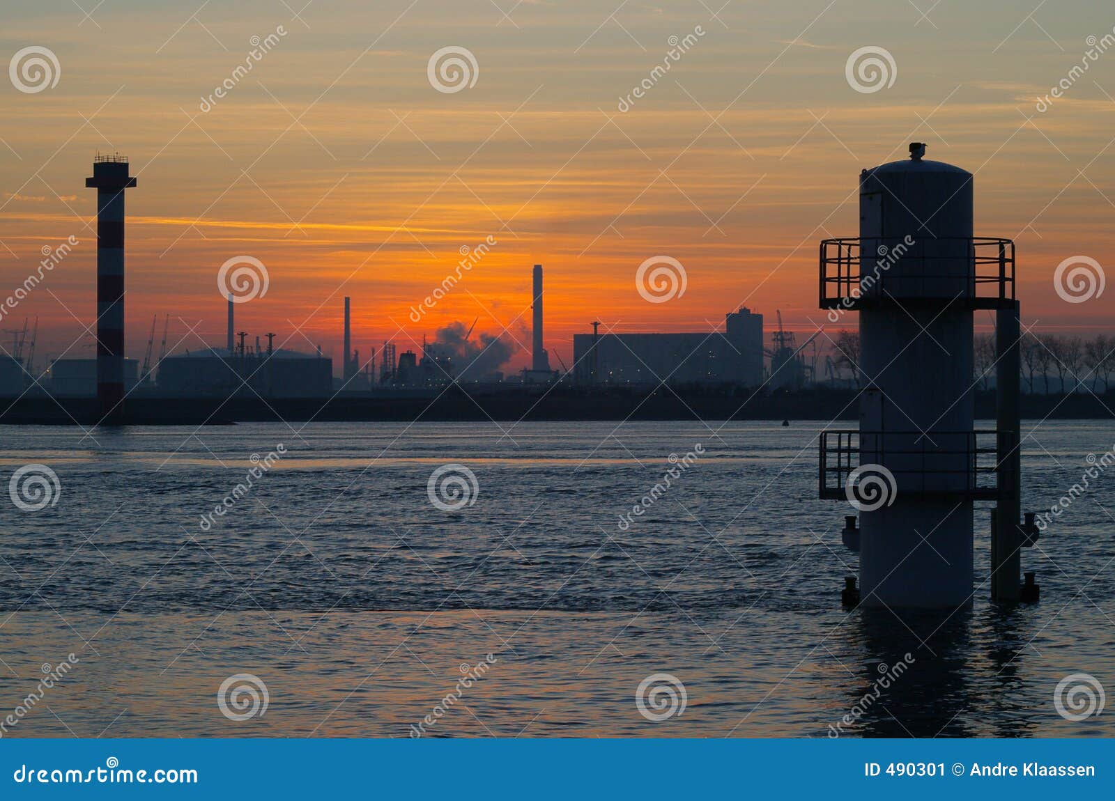 Industry sunset landscape stock image. Image of distill - 490301