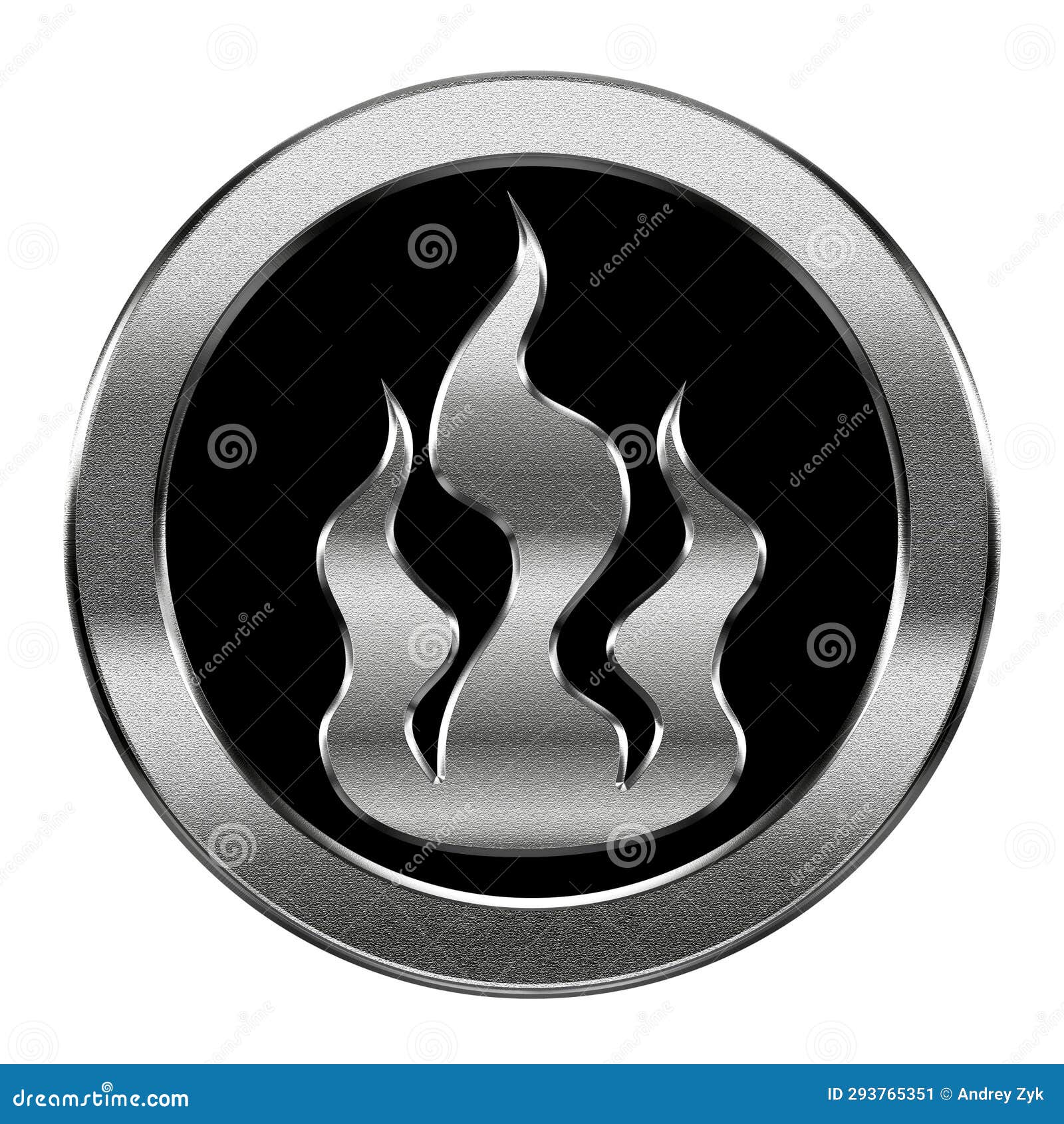 Industry Warning Sign Silver Stock Image Image of shadow, risk 293765351