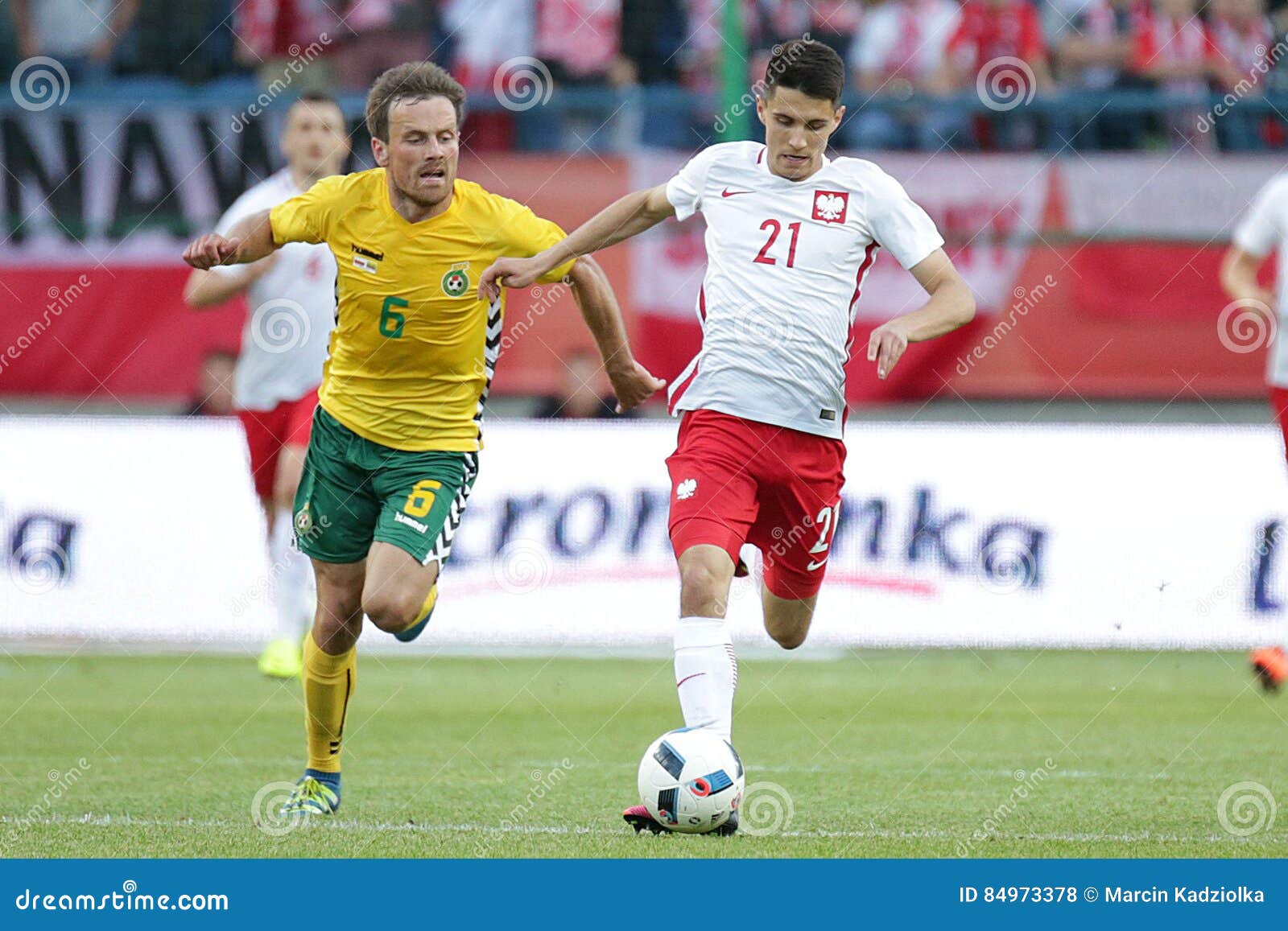 Inernational Friendly Football Game Bartosz Kapustka ...